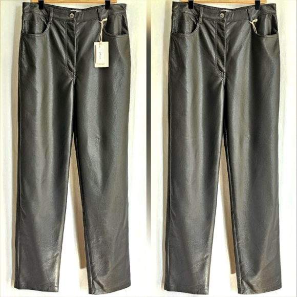 🇨🇦 Aritzia Wilfred Melina Pants Long Argentique - Picture 6 of 16